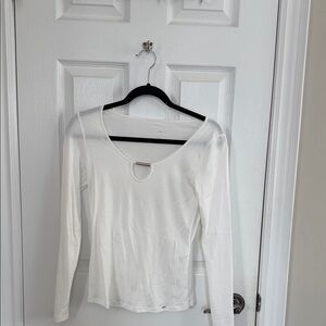 Marc Cain White Long Sleeve Top